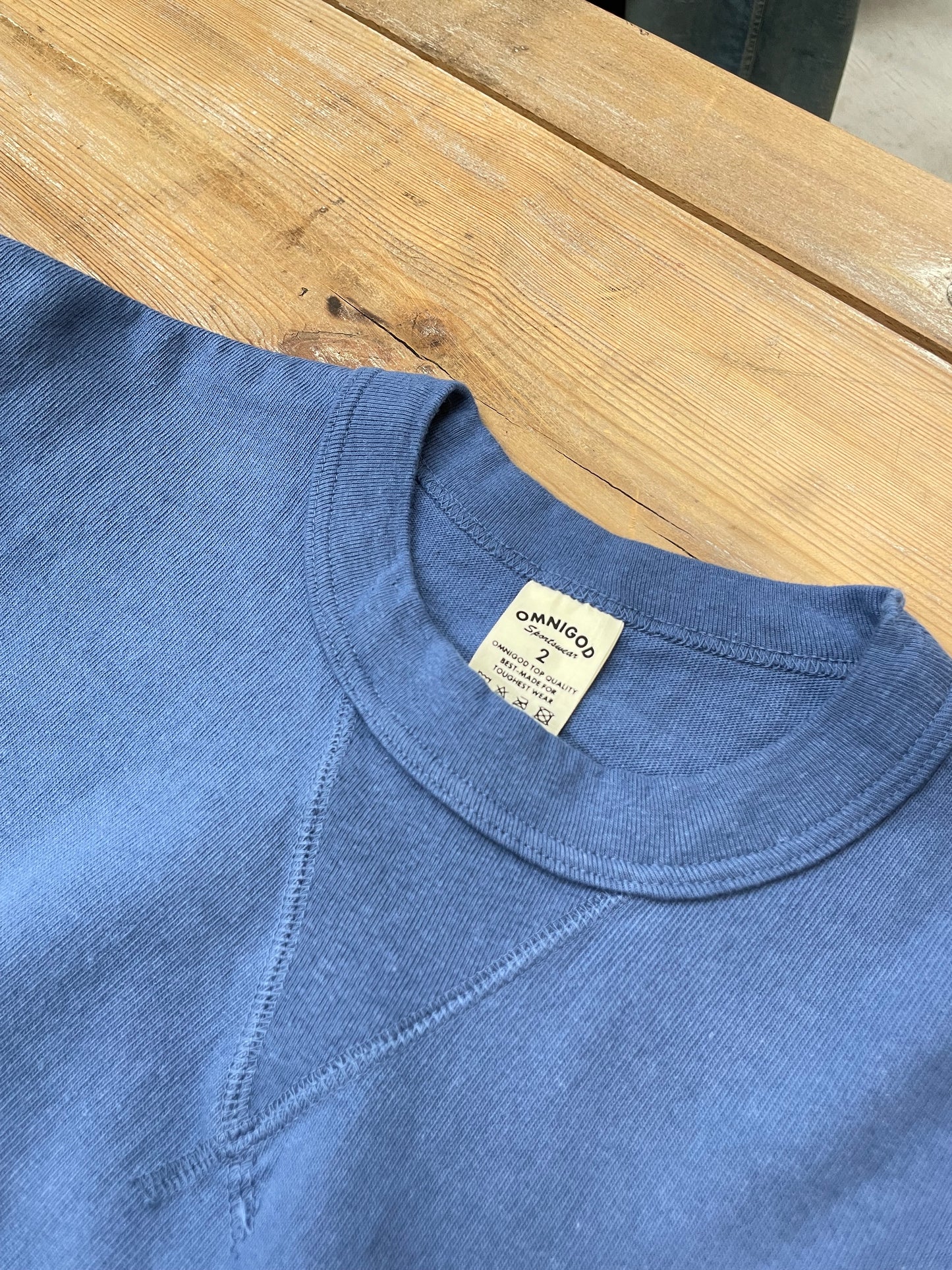 チューブクルーネックトレーナー/Crew neck Tube trainer
