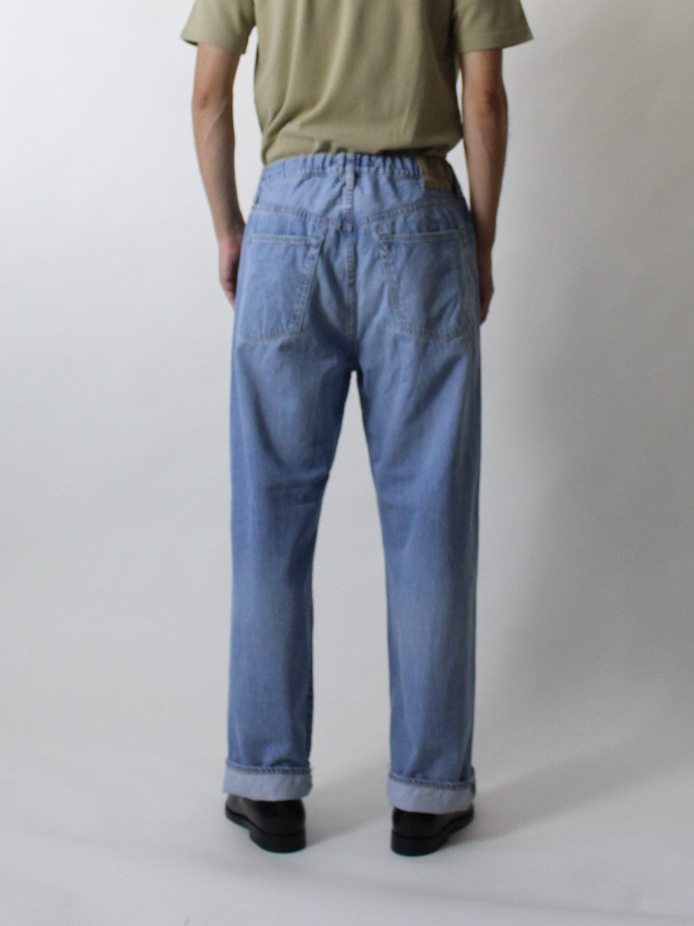 5P イージールーズジーンズ ユーズドウォッシュ/ 5P easy loose jeans Used wash