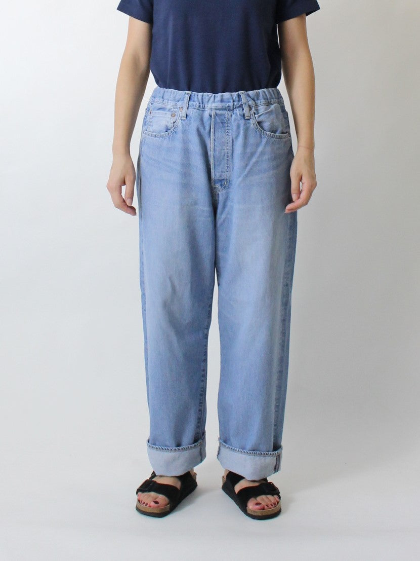 5P イージールーズジーンズ ユーズドウォッシュ / 5P easy loose jeans Used wash
