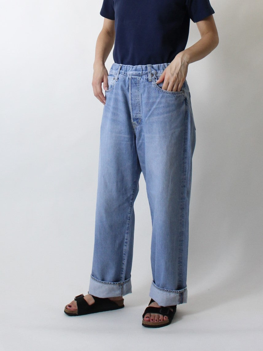 5P イージールーズジーンズ ユーズドウォッシュ / 5P easy loose jeans Used wash