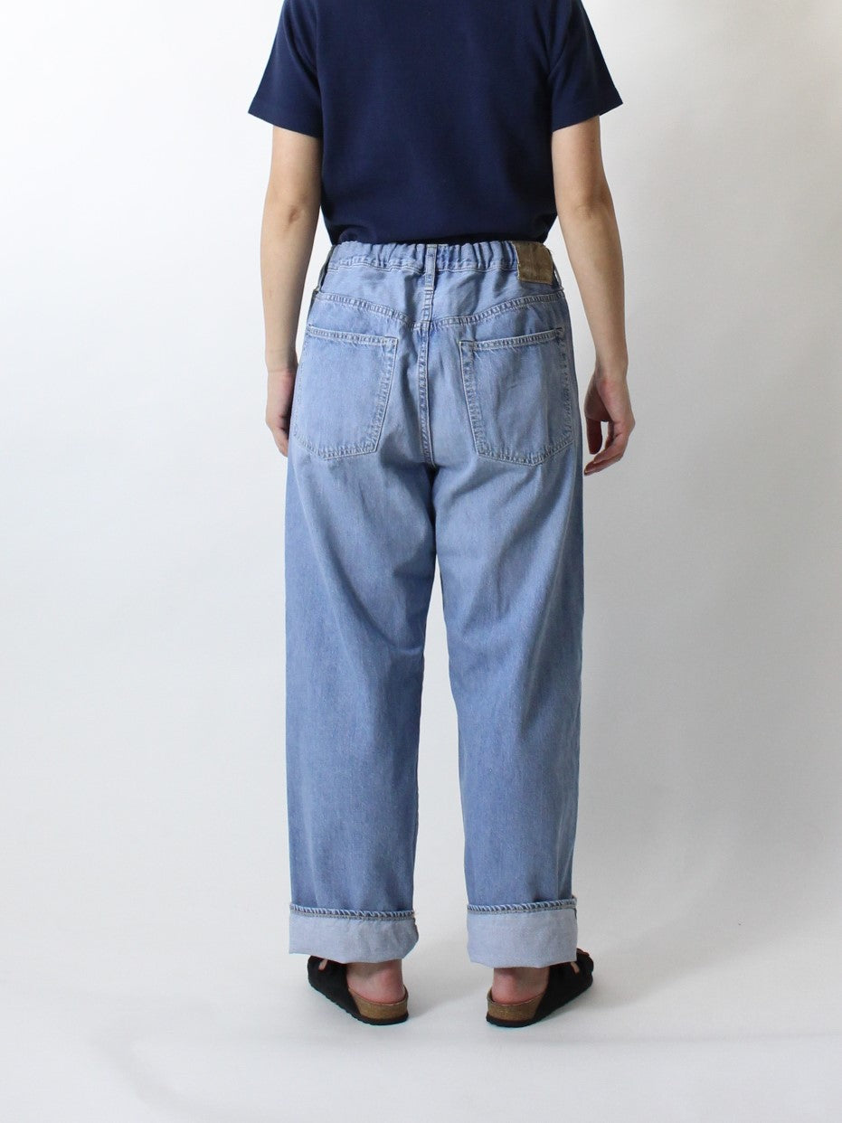 5P イージールーズジーンズ ユーズドウォッシュ / 5P easy loose jeans Used wash