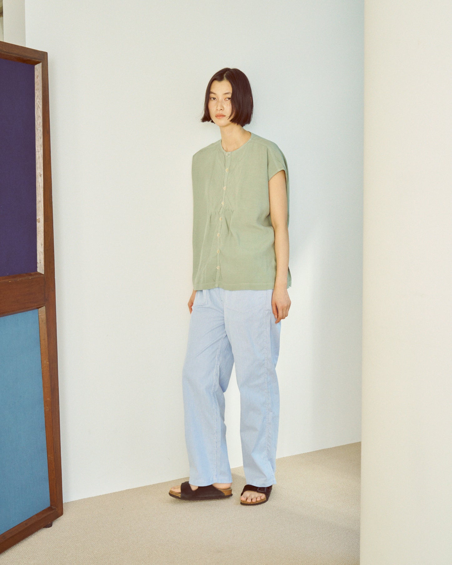 コードレーンPWイージーパンツ / Cord lane PW easy pants