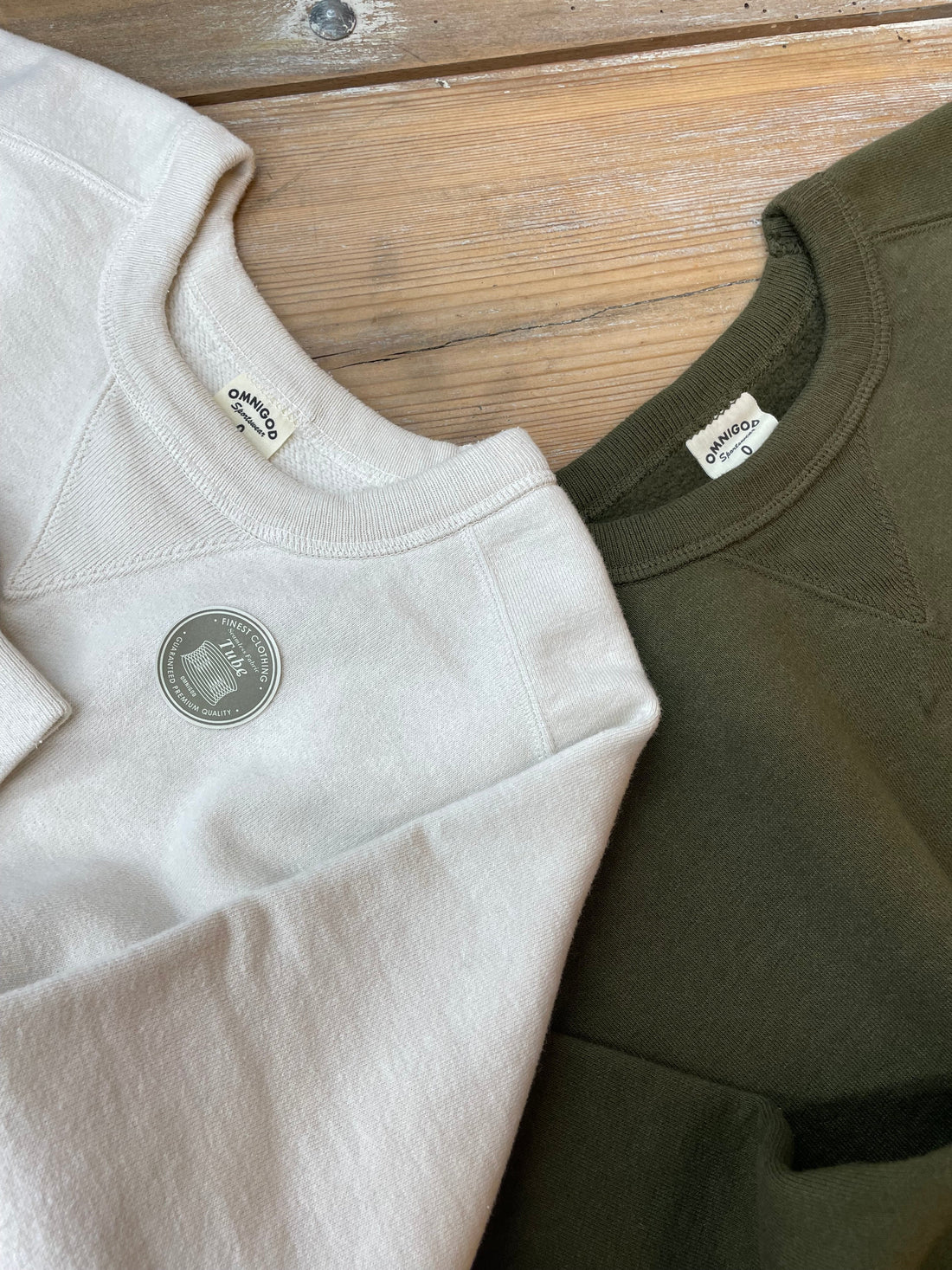 OMNIGOD Freedom sleeves sweat trainer / フリーダムスリーブスウェットトレーナー
