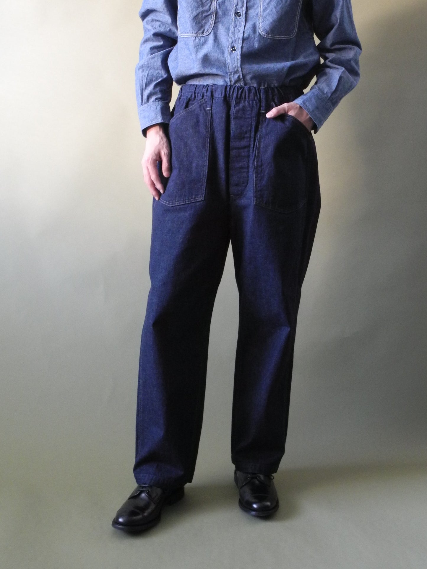 デニムPWイージーパンツ / Denim PW easy pants