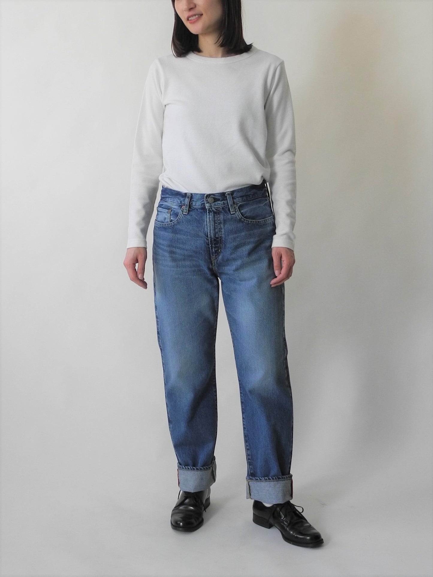 5Pスタンダードジーンズ ユーズドウォッシュ / 5P standard jeans used wash