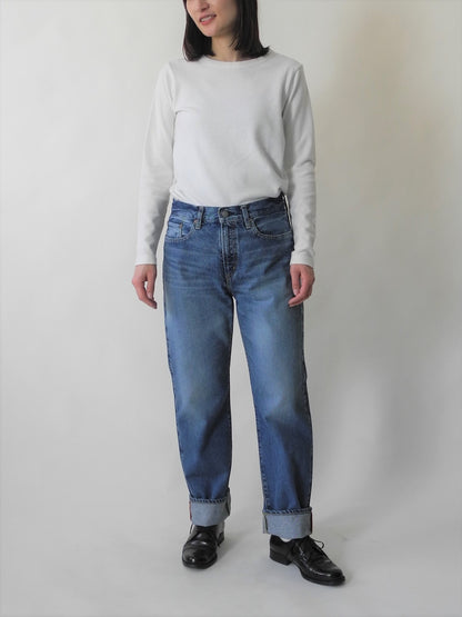 5Pスタンダードジーンズ ユーズドウォッシュ / 5P standard jeans used wash