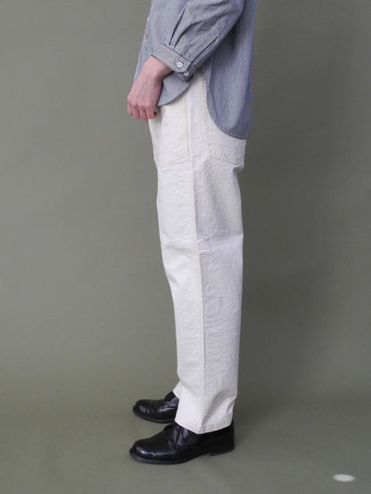 生成ネップデニムPWイージーパンツ / Natural nep denim PW easy pants