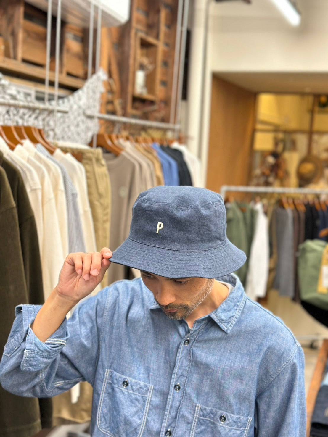 リバーシブルバケットハット / Reversible bucket hat