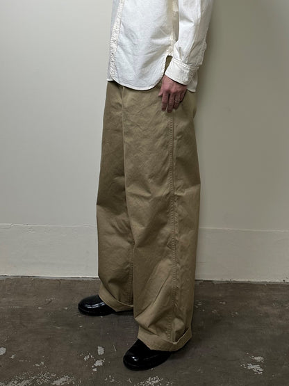 ルーズイージーチノトラウザー / Loose easy chino trousers