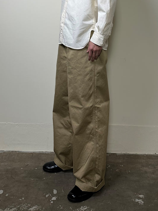 ルーズイージーチノトラウザー / Loose easy chino trousers