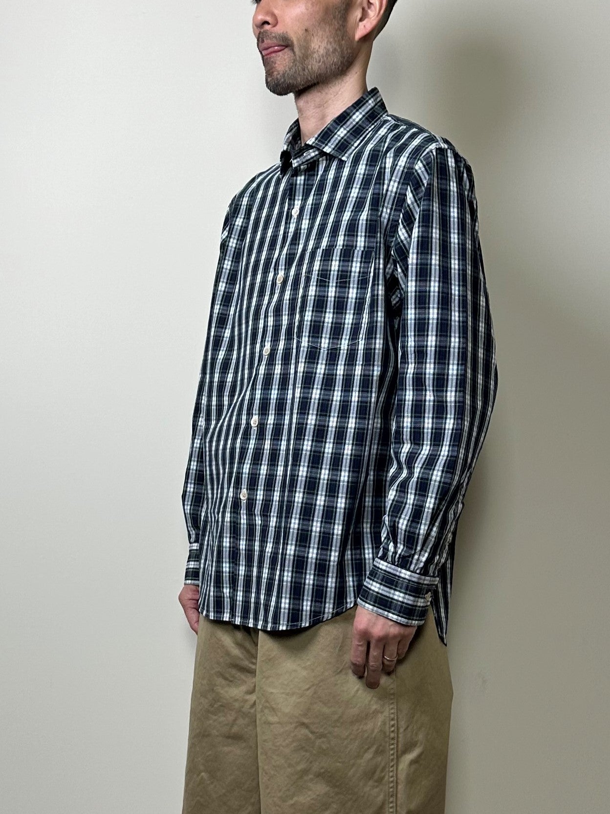 スプレッドカラーシャツ / Spread collar shirt