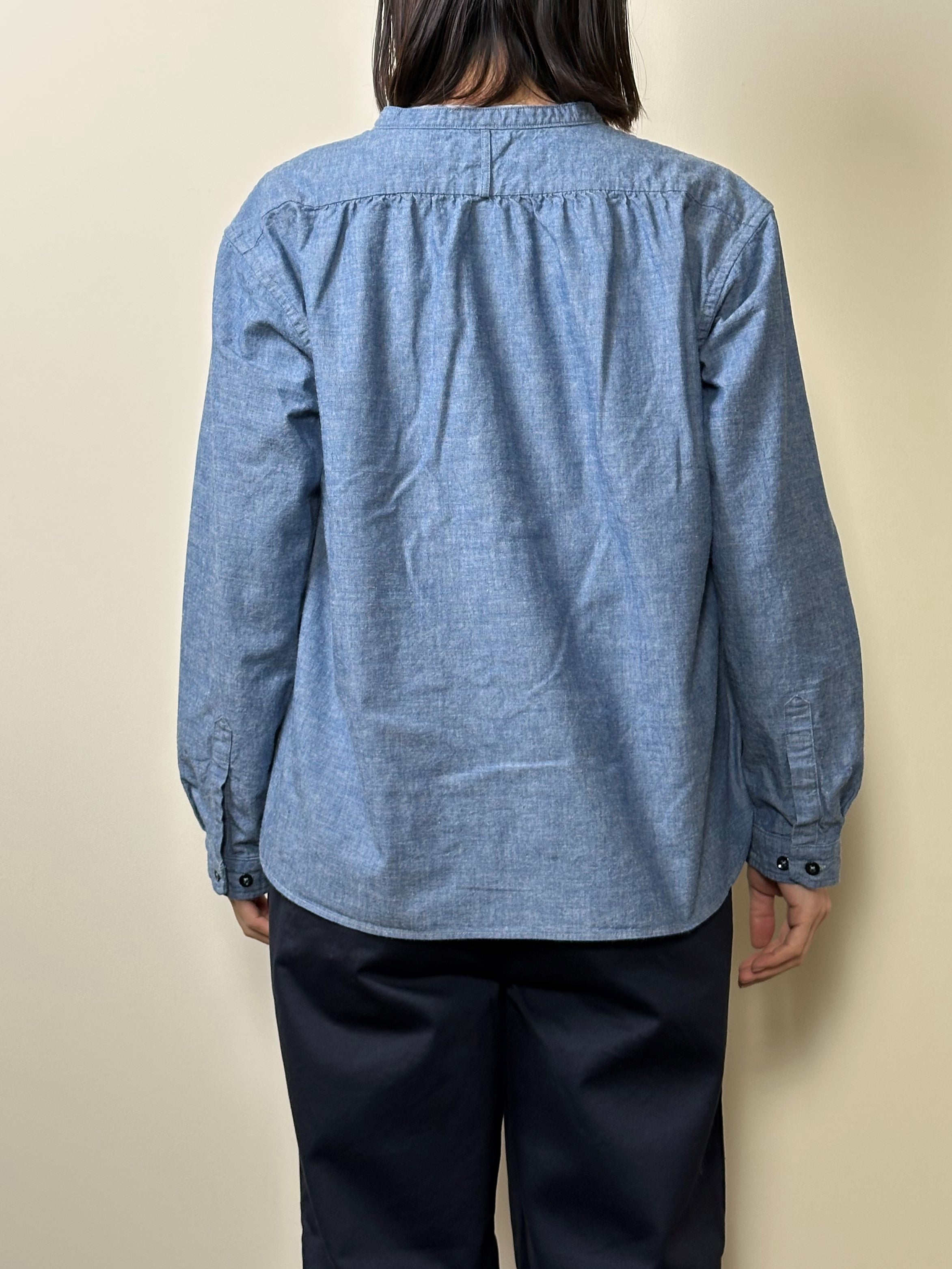スタンドカラーシャツ / Stand collar shirt – OMNIGOD COOP