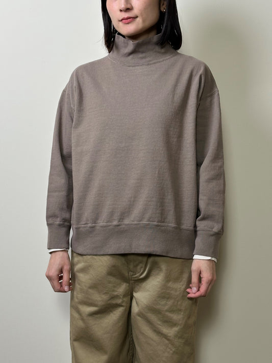チューブハイネックマニッシュトレーナー /High neck mannish Tube trainer