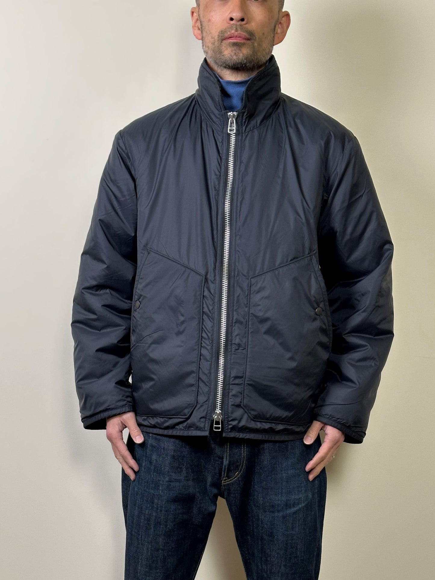 ショートジップアップブルゾン / Short zip up blouson