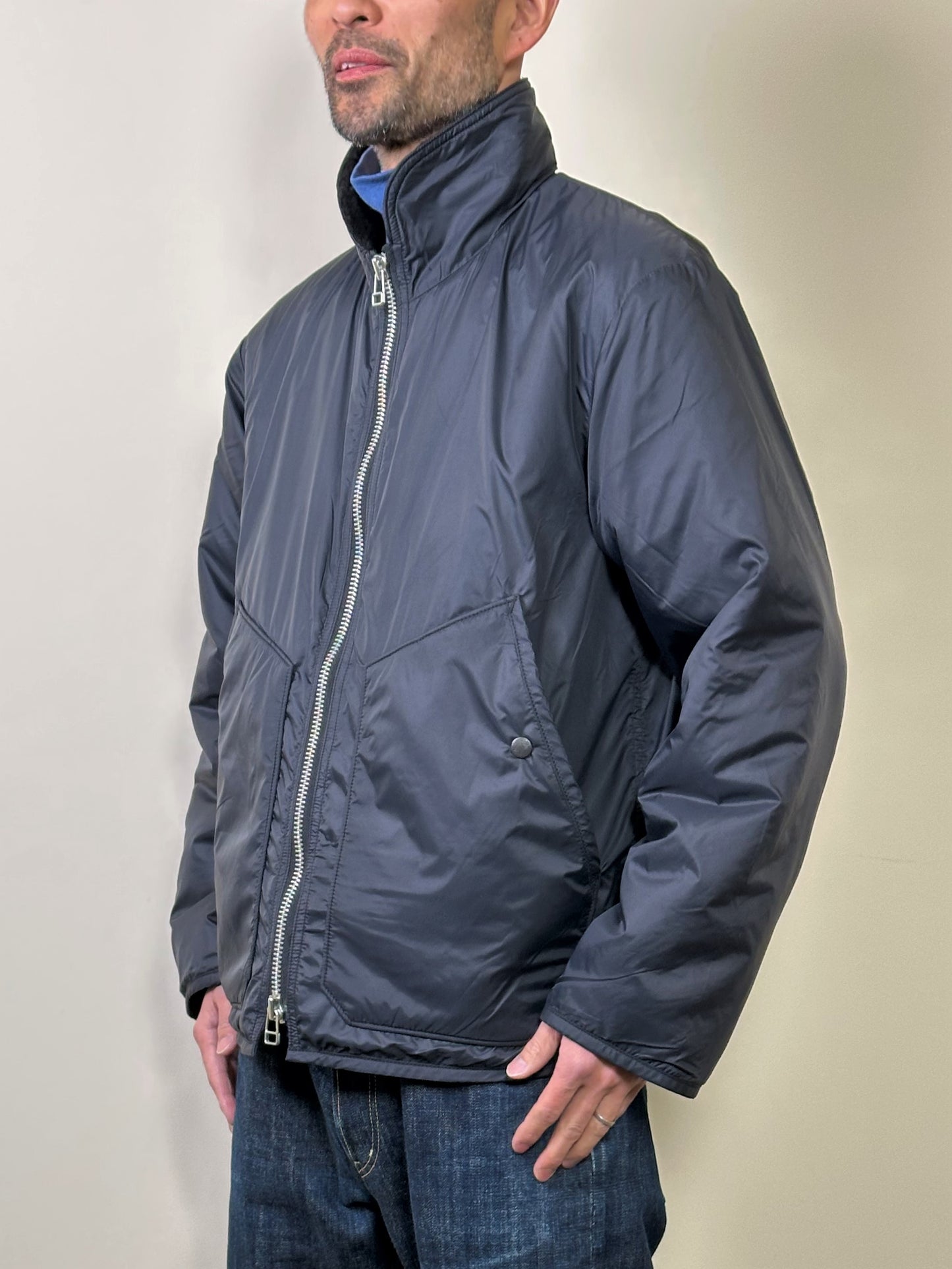 ショートジップアップブルゾン / Short zip up blouson