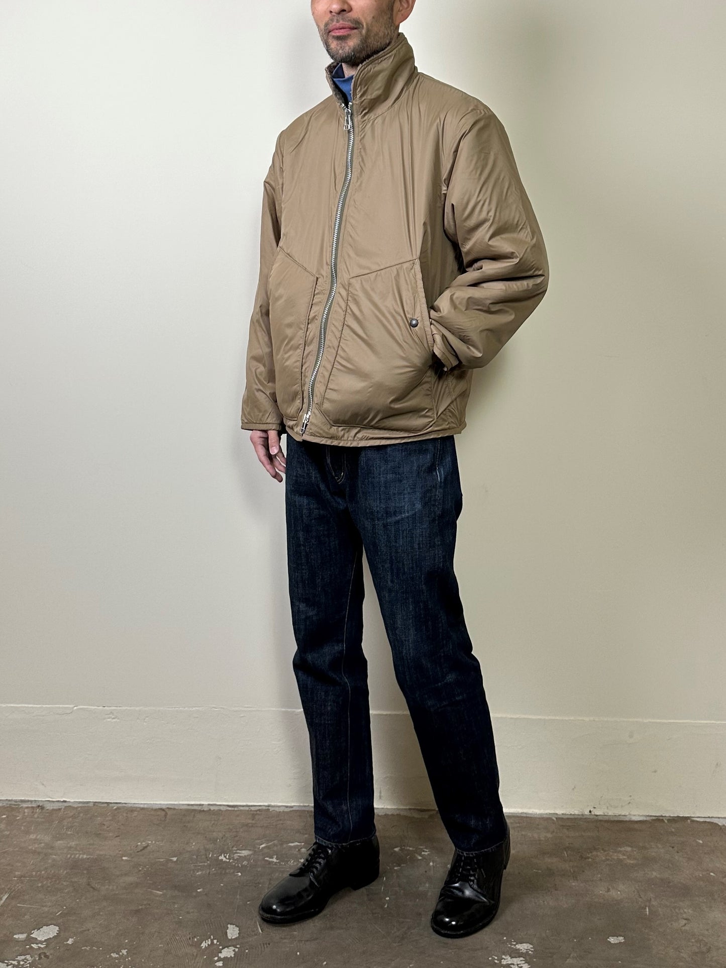 ショートジップアップブルゾン / Short zip up blouson