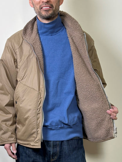 ショートジップアップブルゾン / Short zip up blouson