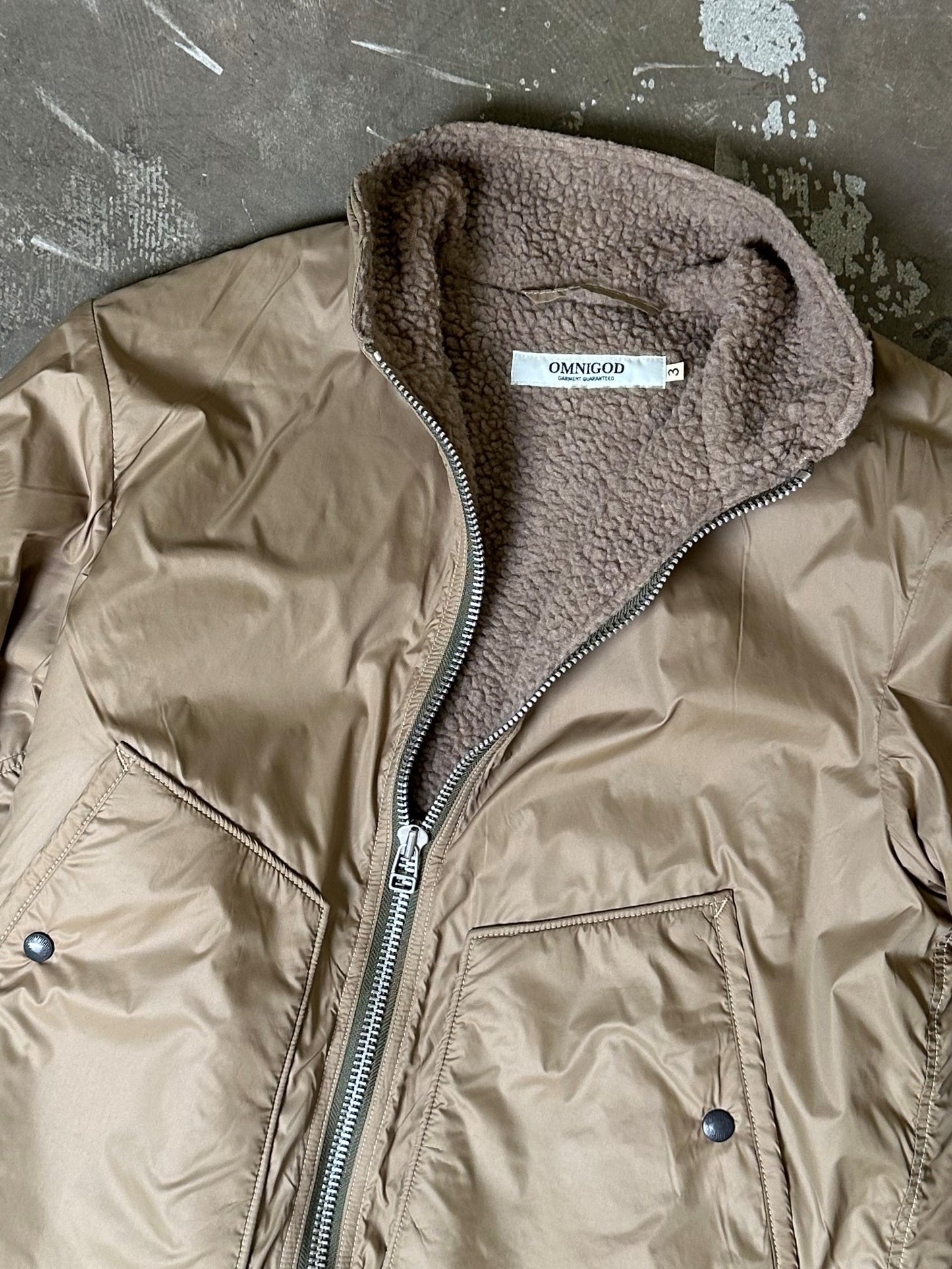 ショートジップアップブルゾン / Short zip up blouson