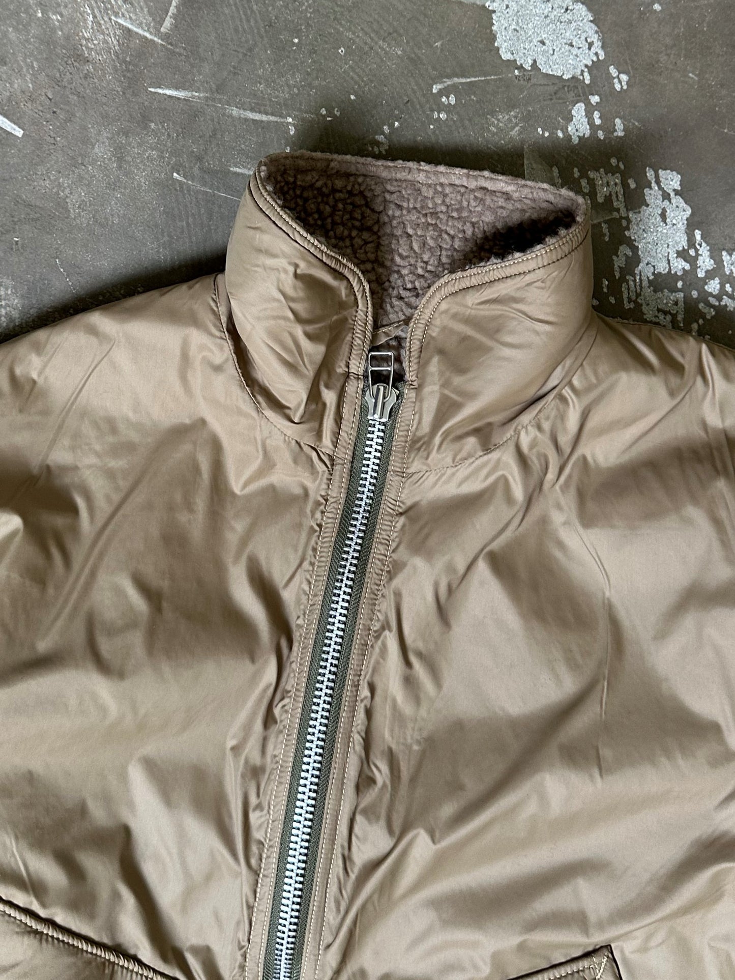 ショートジップアップブルゾン / Short zip up blouson