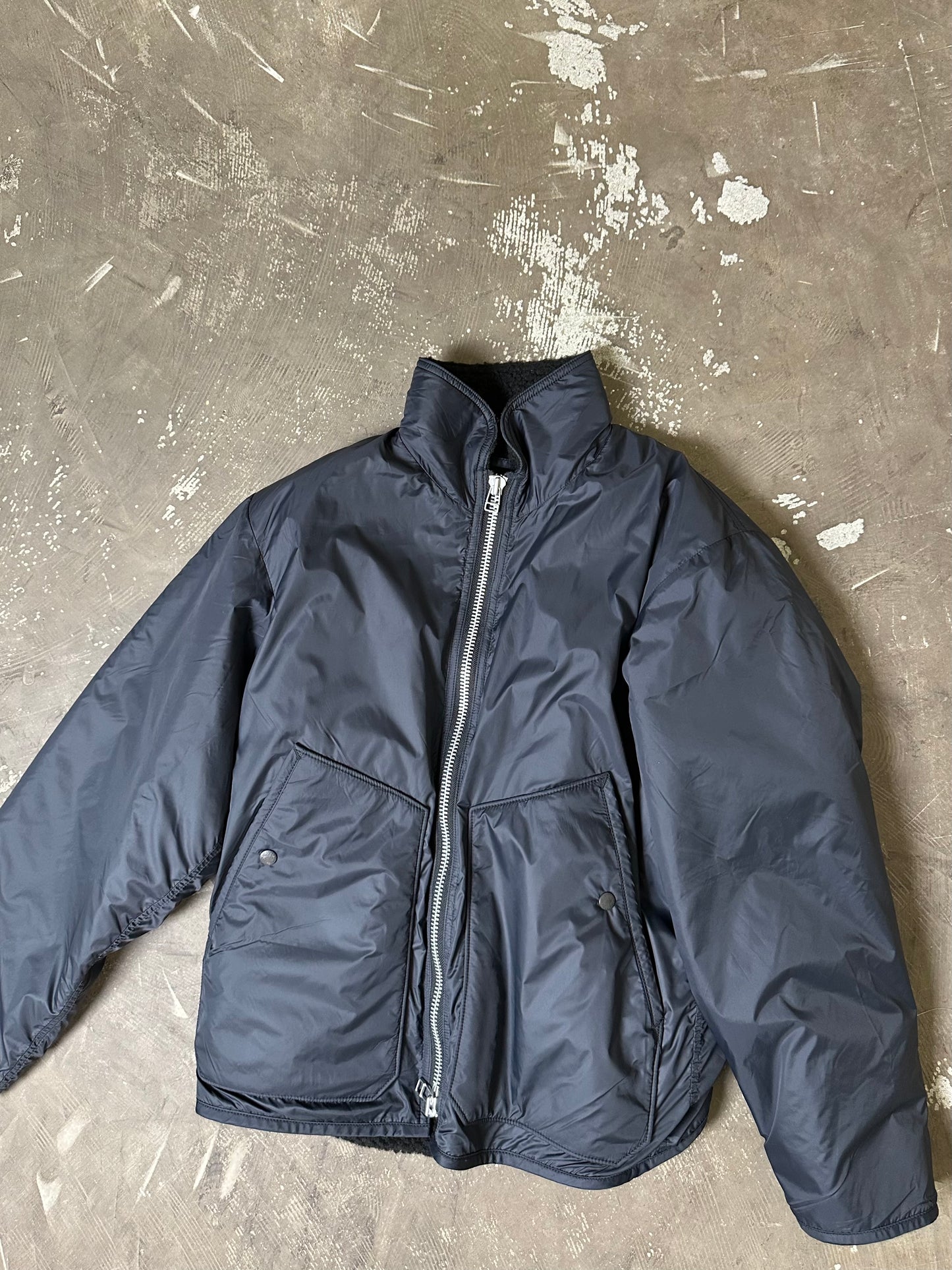ショートジップアップブルゾン / Short zip up blouson