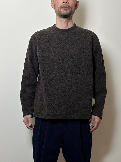 ウールパイルクルーネックトレーナー / Wool pile crew neck trainer