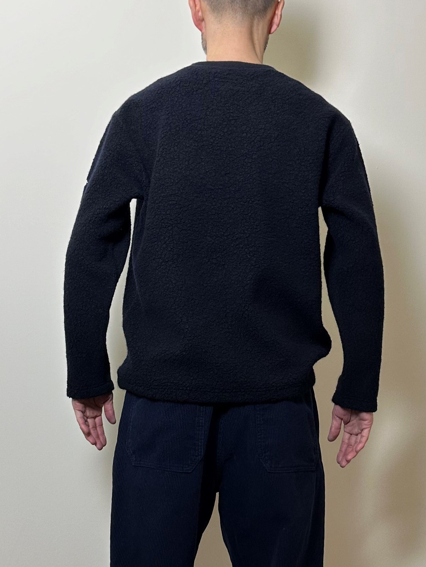 ウールパイルクルーネックトレーナー / Wool pile crew neck trainer