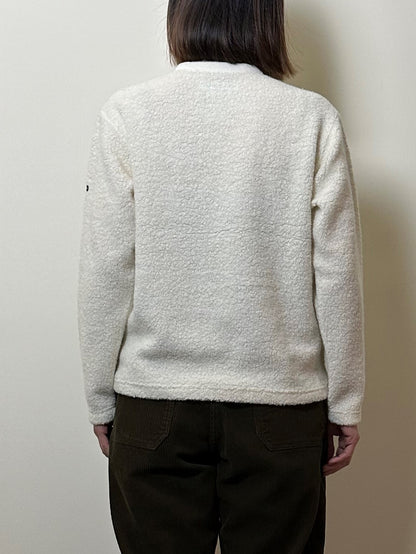 ウールパイルクルーネックトレーナー / Wool pile crew neck trainer