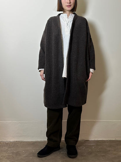 ウールパイルロングカーディガン / Wool pile long cardigan