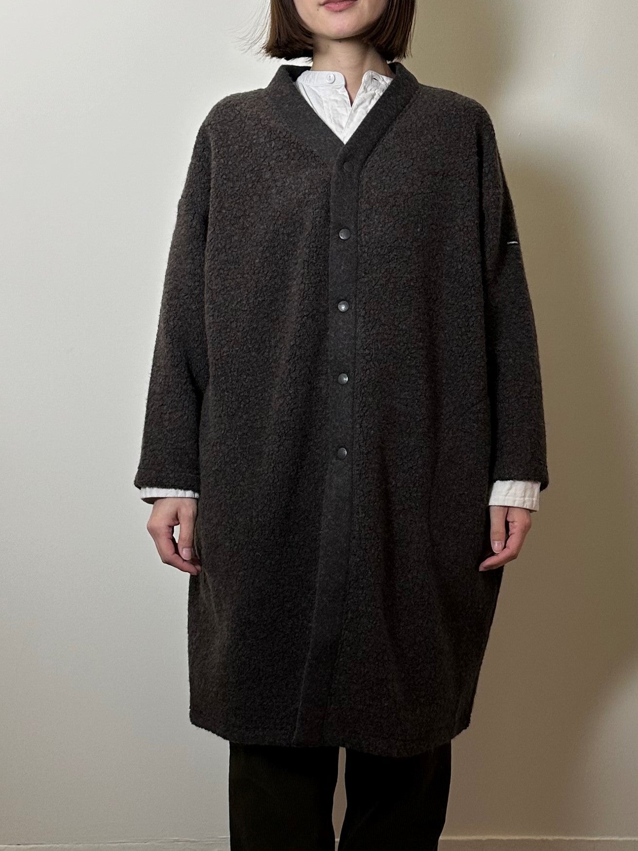 ウールパイルロングカーディガン / Wool pile long cardigan