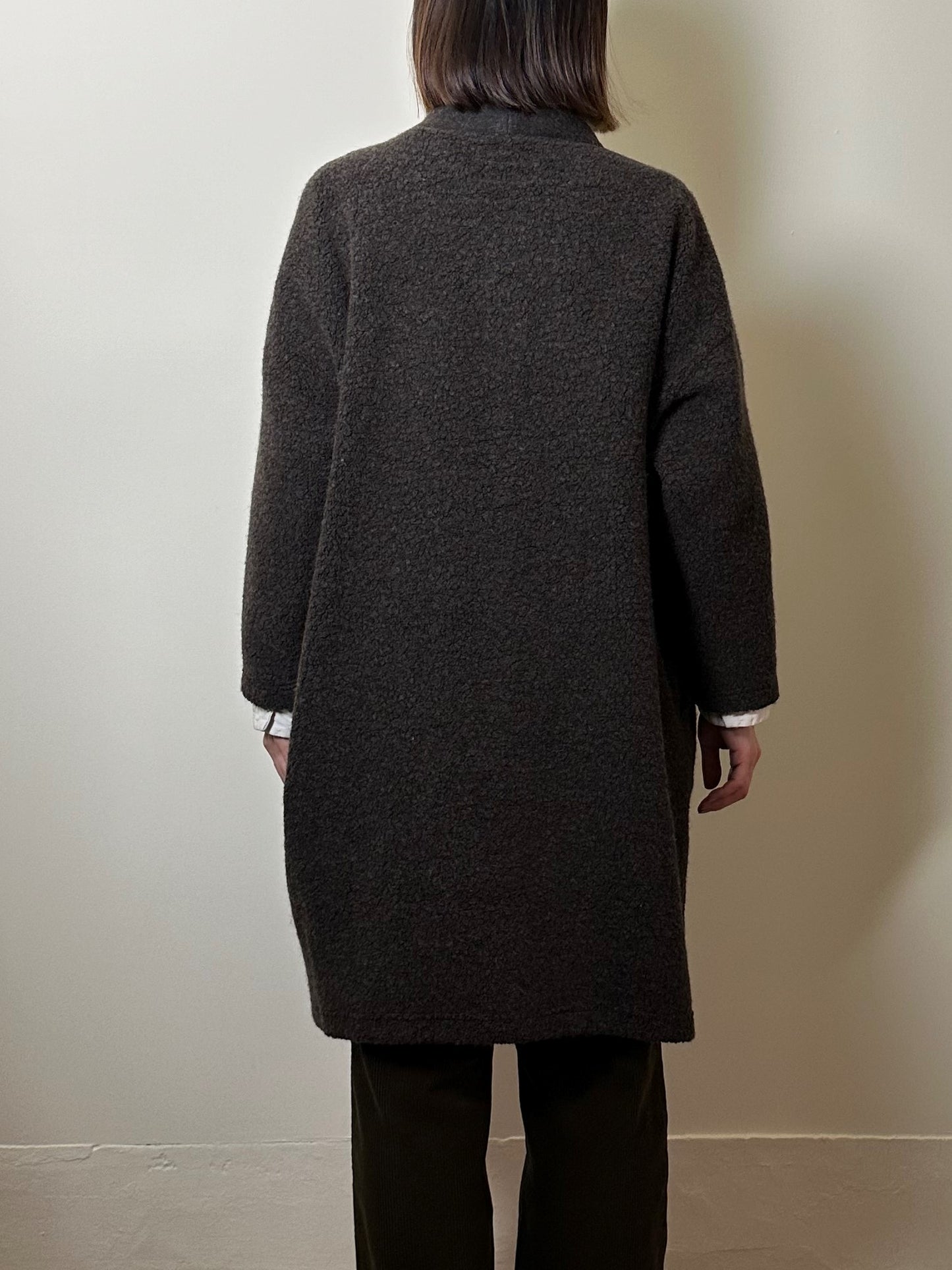 ウールパイルロングカーディガン / Wool pile long cardigan