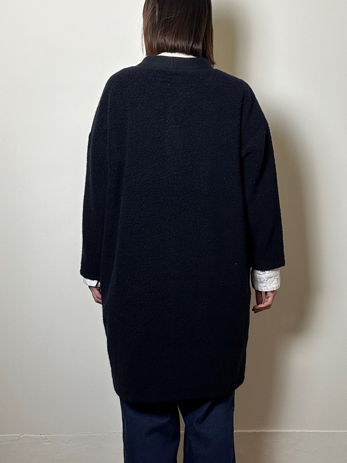 ウールパイルロングカーディガン / Wool pile long cardigan