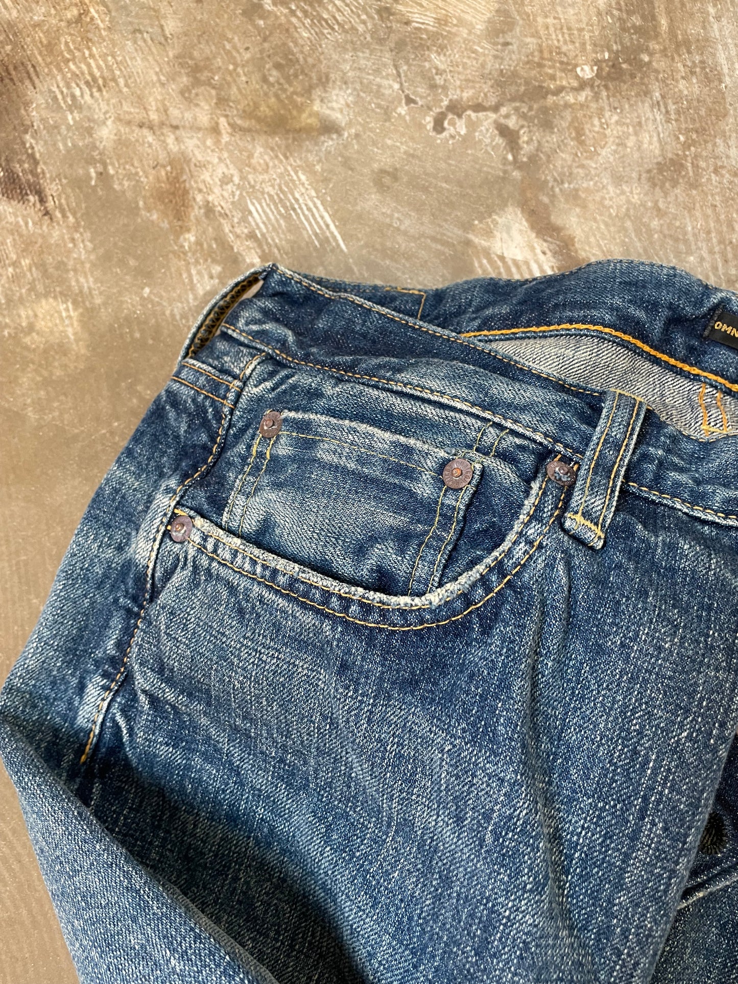 5Pスタンダードジーンズ ユーズドウォッシュ / 5P Standard jeans used wash