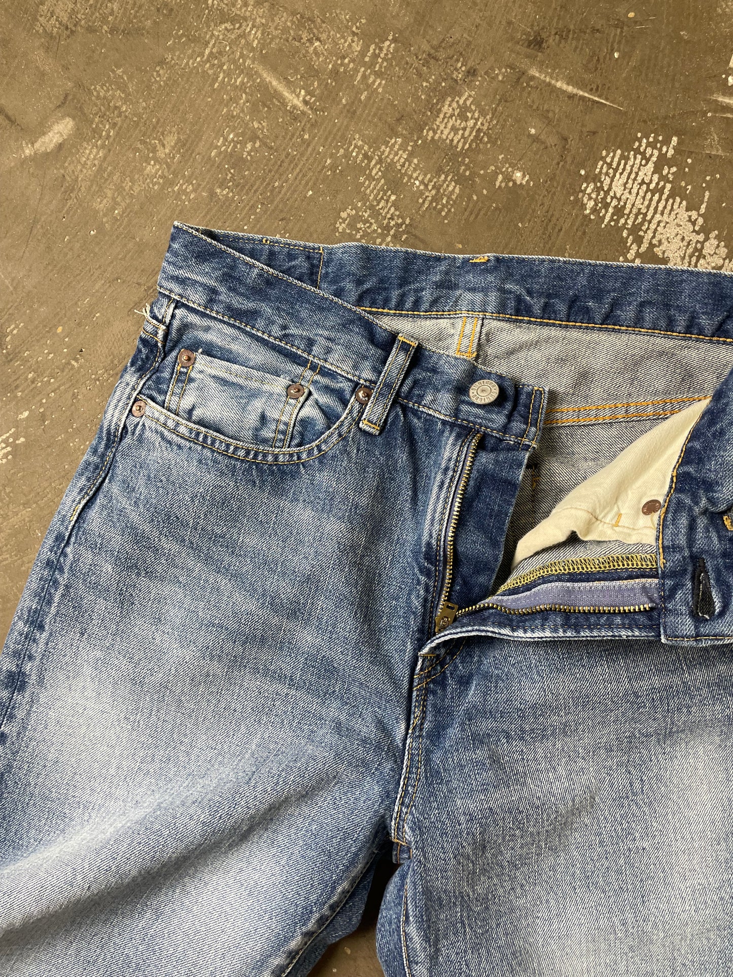 5Pスタンダードジーンズ ユーズドウォッシュ / 5P standard jeans used wash