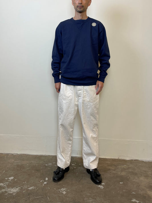 生成デニムPWイージーパンツ / Natural nep denim PW easy pants