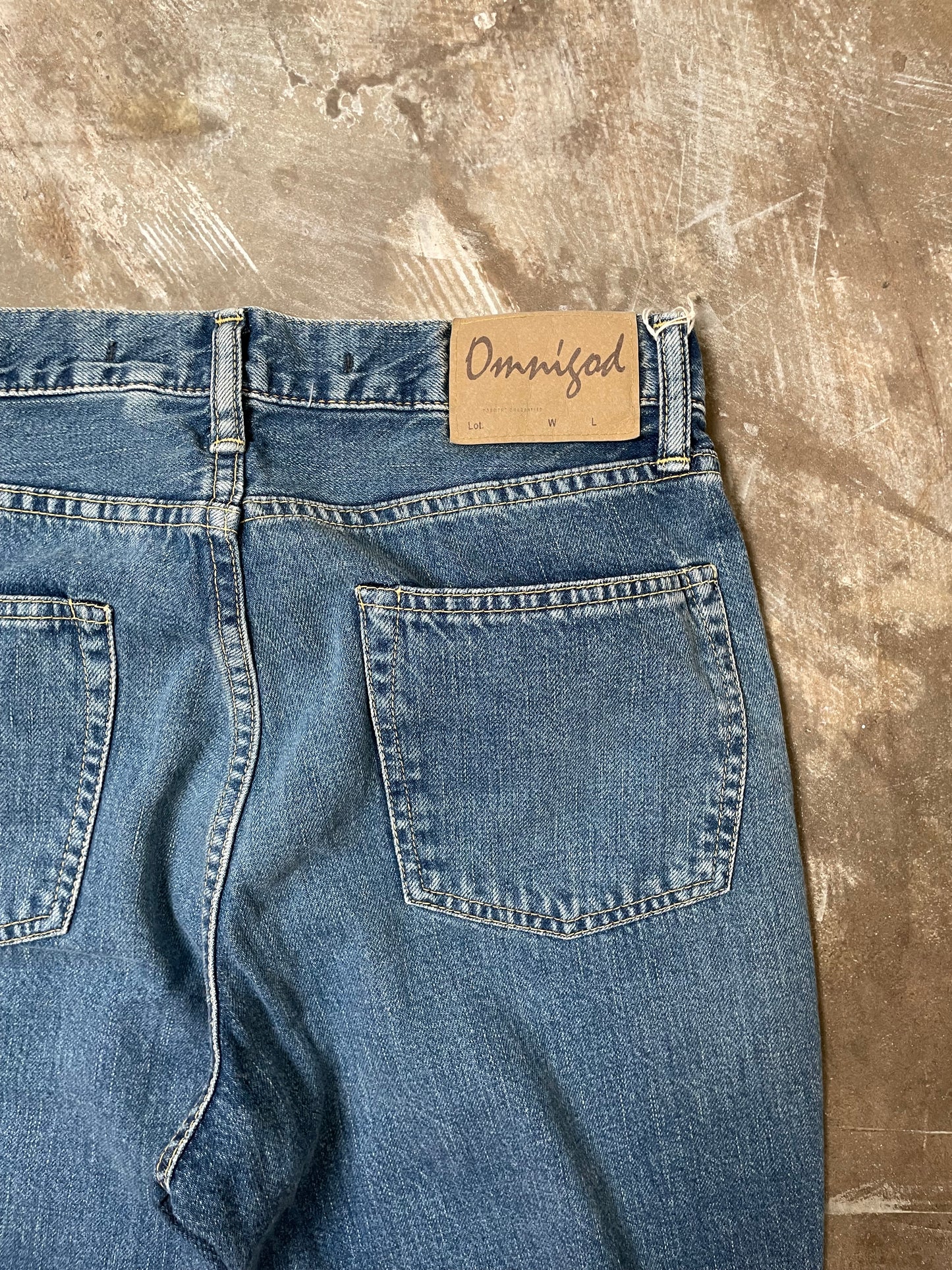 5Pテーパードジーンズ  ユーズドウォッシュ / 5P Tapered Jeans Used wash