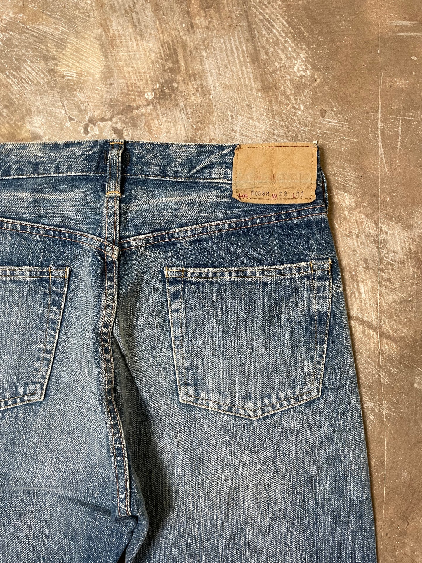 5Pカレッジフィットジーンズ  ユーズドウォッシュ / 5P College fit jeans used wash