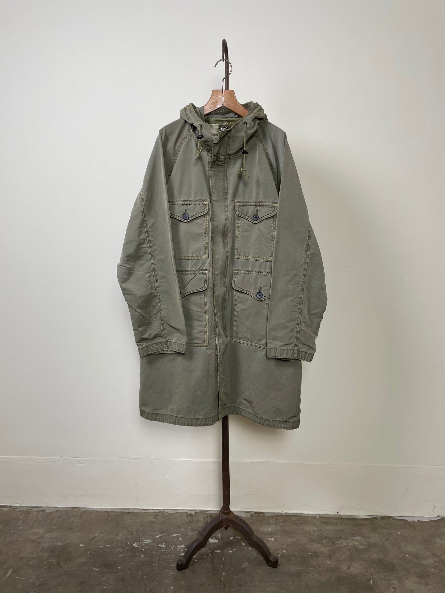 ロングミリタリーパーカ / Long Military parka