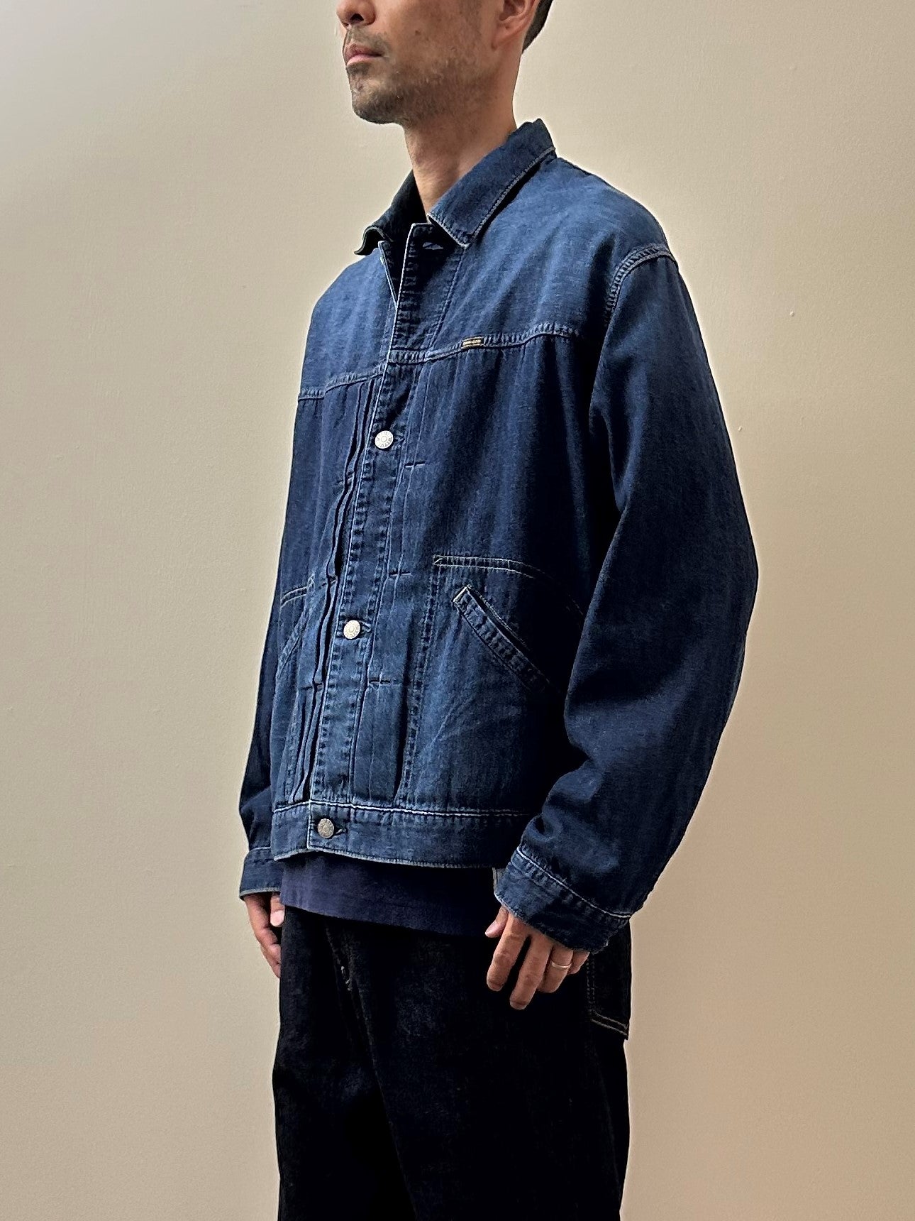 ショートワークジャケット ユーズドウォッシュ / Short work jacket Used wash