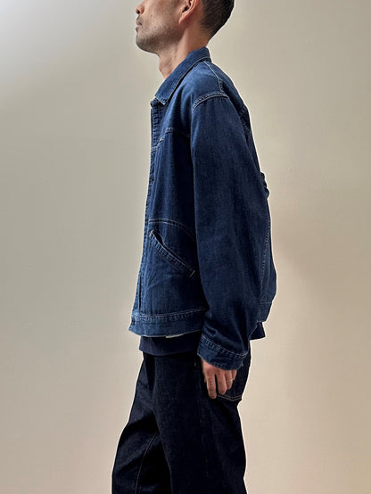ショートワークジャケット ユーズドウォッシュ / Short work jacket Used wash