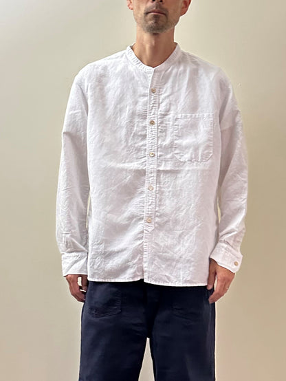 スタンドカラーワークシャツ / Stand collar work shirt