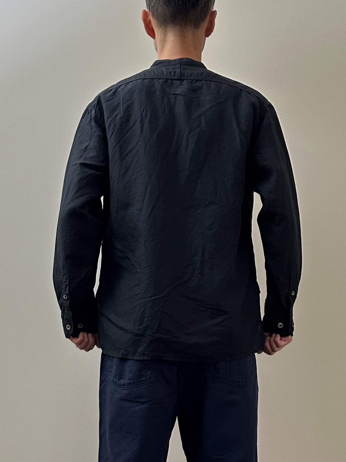スタンドカラーワークシャツ / Stand collar work shirt