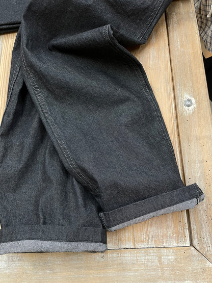 ブラックデニムPWイージーパンツ / Black Denim PW easy pants