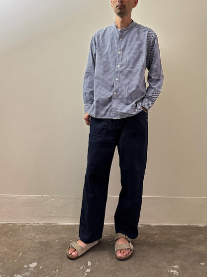 スタンドカラーワークシャツ / Stand collar work shirt