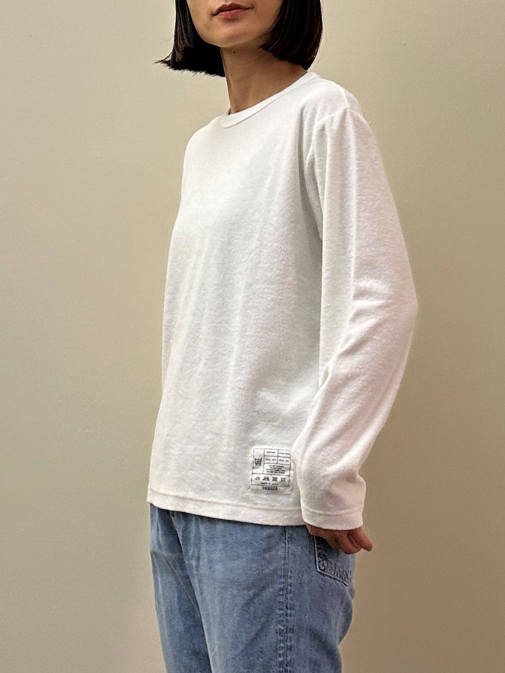 パイルクルーネックTシャツ / Pile Crew neck T-shirt
