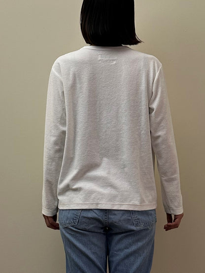 パイルクルーネックTシャツ / Pile Crew neck T-shirt