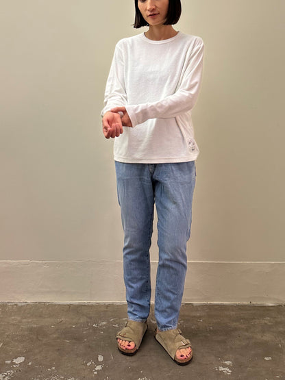 パイルクルーネックTシャツ / Pile Crew neck T-shirt