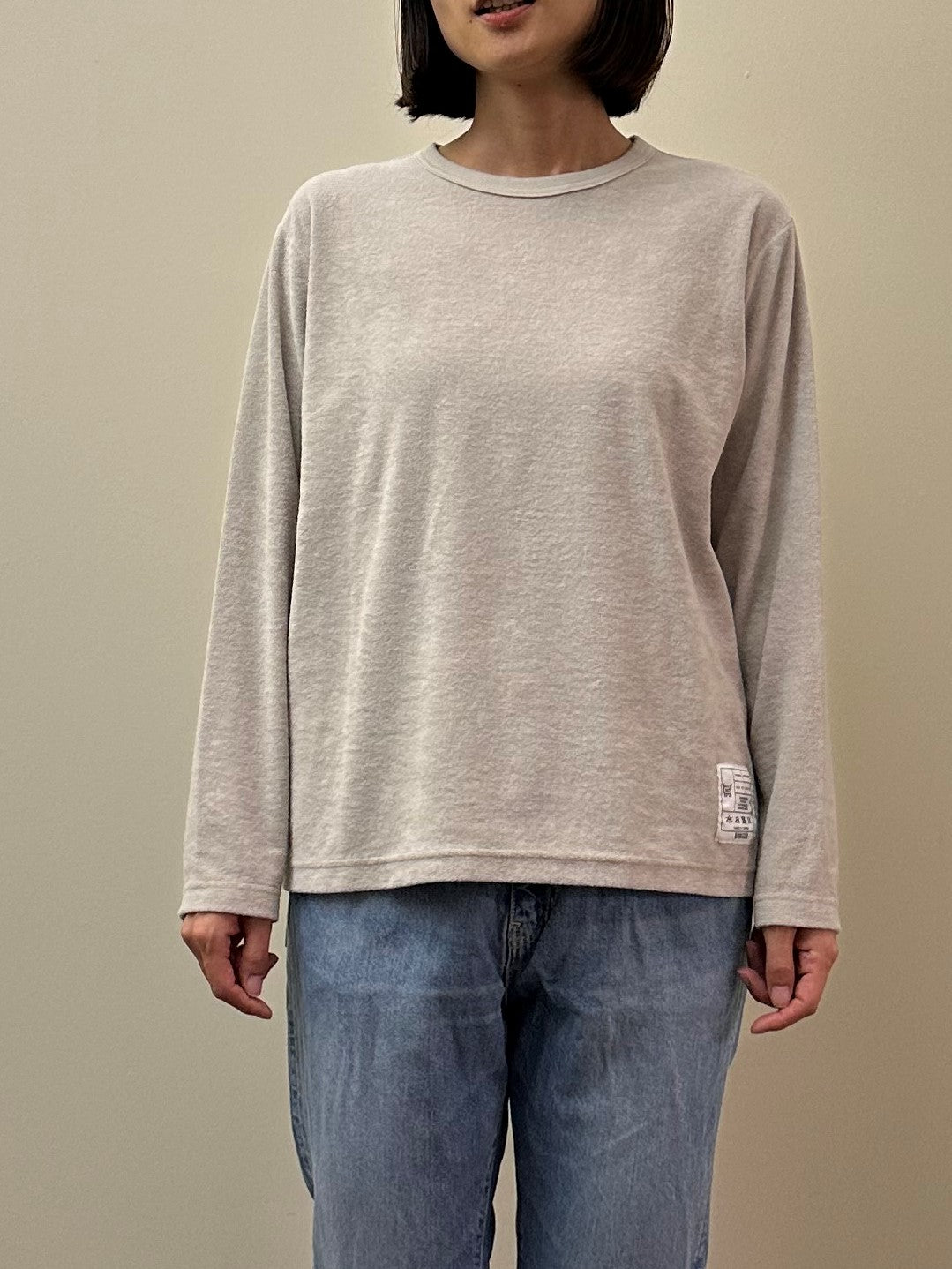 パイルクルーネックTシャツ / Pile Crew neck T-shirt
