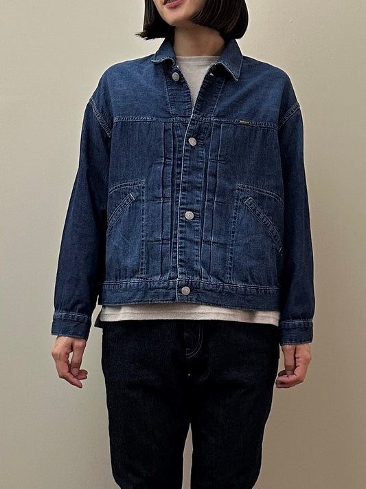 ショートワークジャケットユーズドウォッシュ / Short work jacket used wash