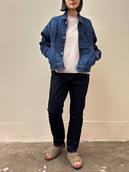 ショートワークジャケットユーズドウォッシュ / Short work jacket used wash