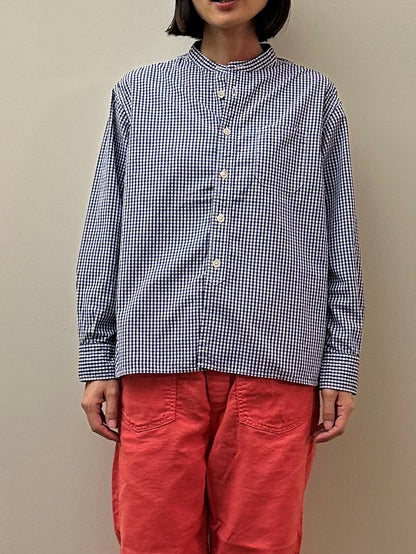 スタンドカラーワークシャツ / Stand collar work shirt